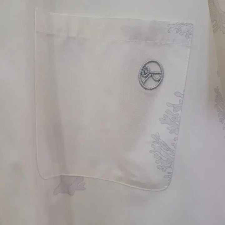 [BUNJANG] Ouro Coral Print Short Sleeve Shirt (Women&