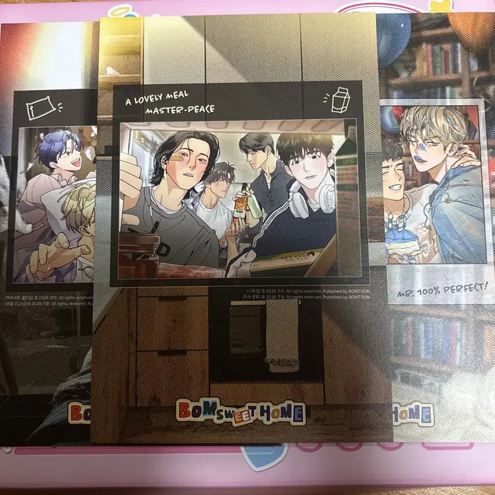 [SOLD OUT] 일괄) 봄툰 시그 시즌그리팅 비하인드 주평 식후경 원룸 백클업 종가