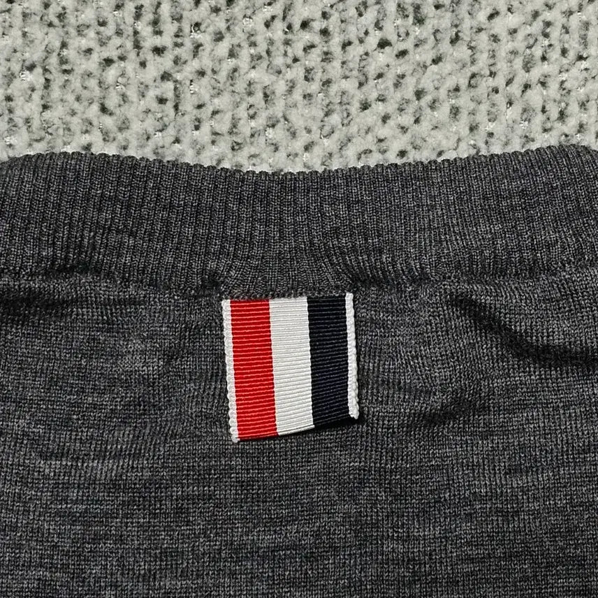 [BUNJANG] Thom Browne Merino Wool Sweater / [2] 톰브라운 메리노울 100% 사선완장 니트