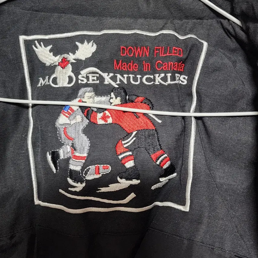[BUNJANG] Moose Knuckles Bomber Jacket 95 / 쪼리샵 무스너클 다운 패딩 95 봄버자켓