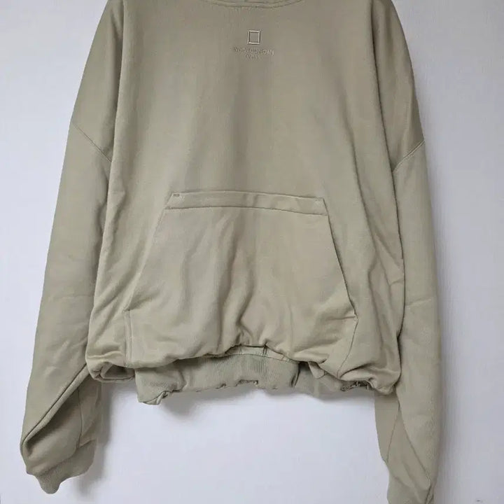 [BUNJANG] [50] 우영미 24ss 오버핏 스트링 후드 베이지 / [50] 우영미 24ss 오버핏 스트링 후드 베이지