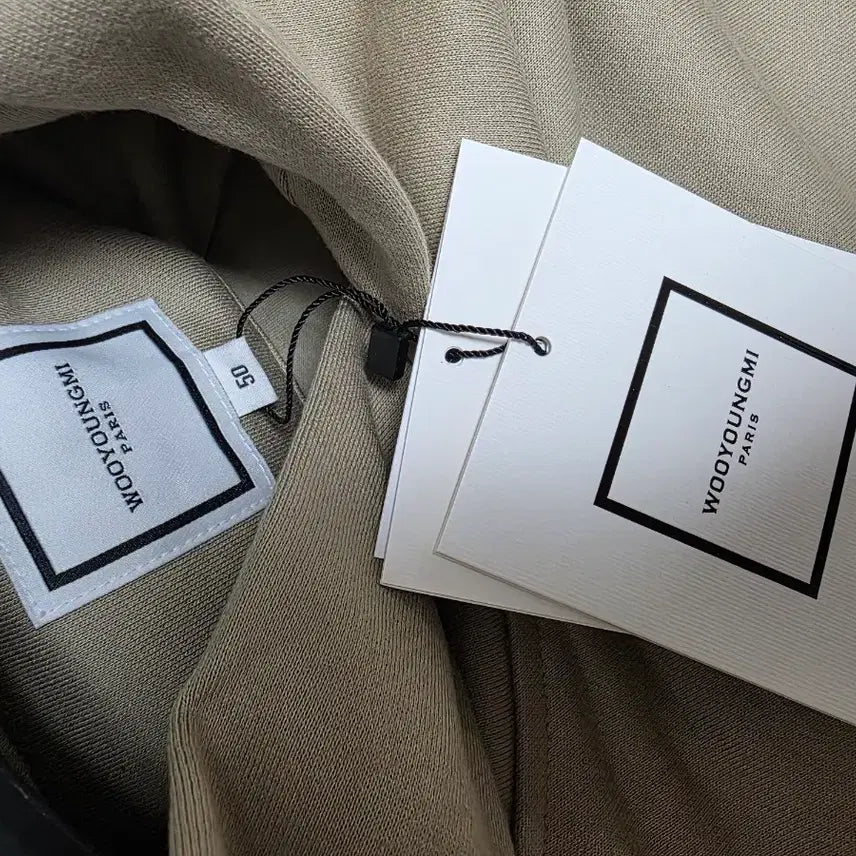 [BUNJANG] [50] 우영미 24ss 오버핏 스트링 후드 베이지 / [50] 우영미 24ss 오버핏 스트링 후드 베이지