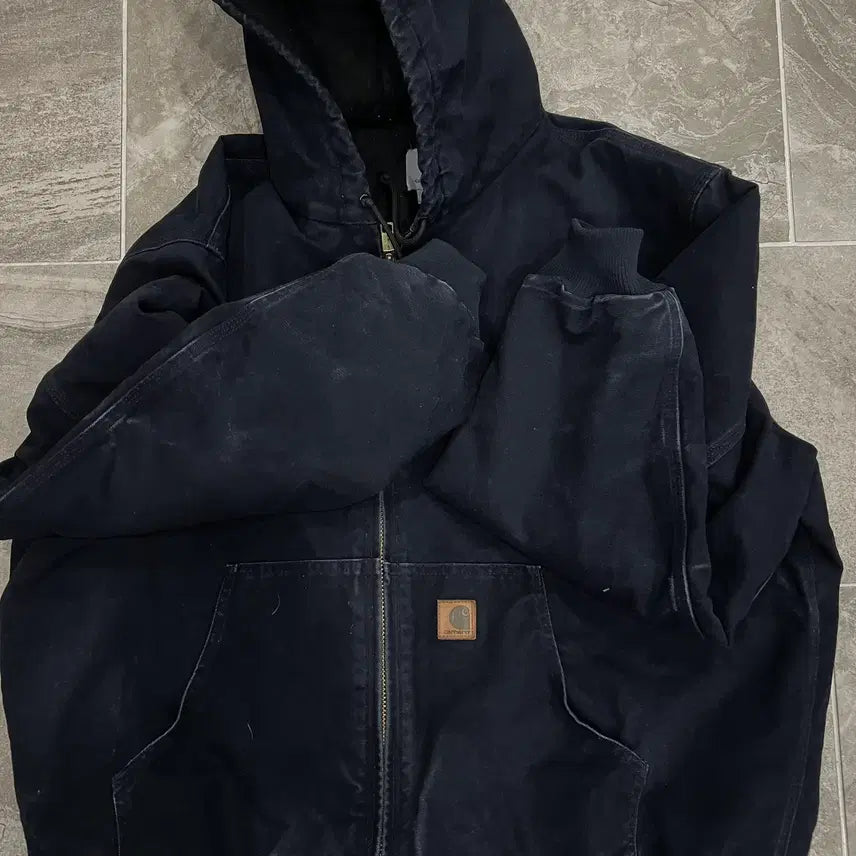 [BUNJANG] Carhartt J130 MDT Duck Active Jacket (XL) / (XL) 칼하트 덕 액티브 후드자켓 J130 MDT 미드나잇