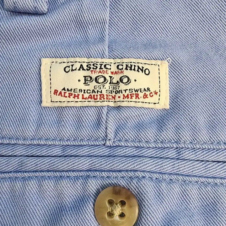 [BUNJANG] Polo Blue Shorts / 폴로 블루 반바지