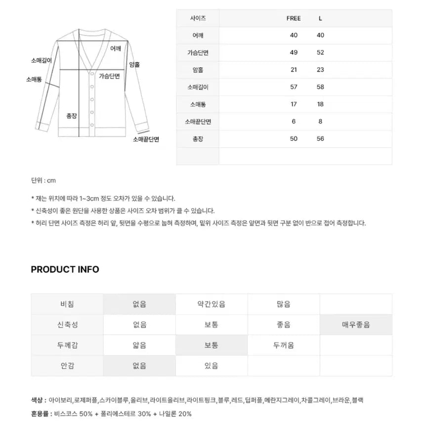 [BUNJANG] Nisom Autumn Knit Cardigan / 니썸 어텀 니트 가디건