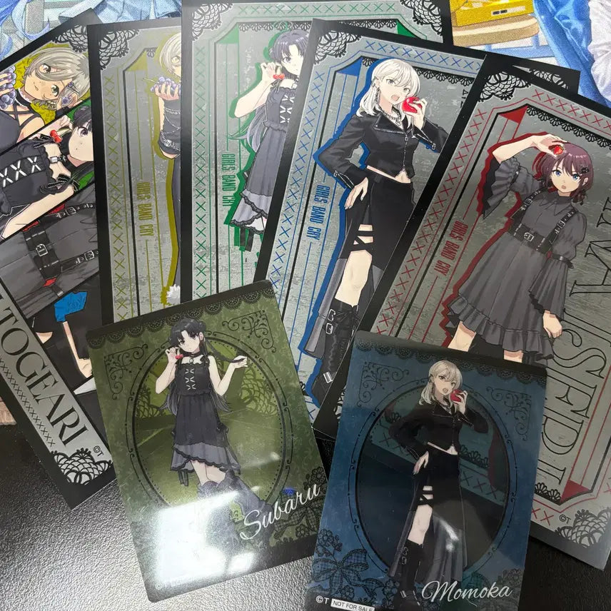 [BUNJANG] Girls Band Cry HMV Pop-up Postcard Set Bundle (Excluding Tomo) + POB / [개봉확인] 걸즈 밴드 크라이 hmv 팝업 엽서 토모 제외 일괄, 특전
