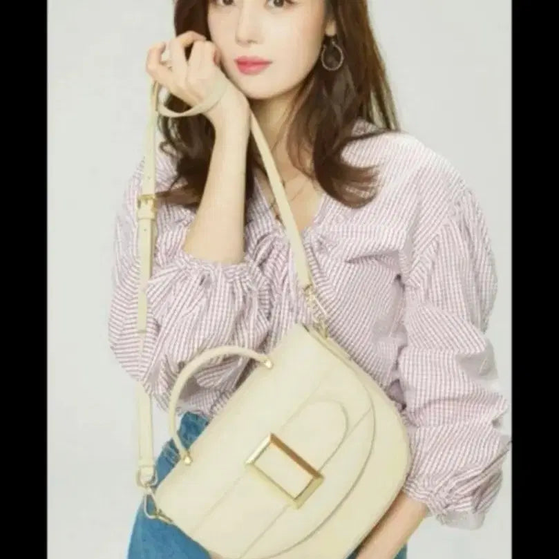 [BUNJANG] St. Scott Crossbody Bag / 세인트스코트 크로스백 아이보리 (실사있음)