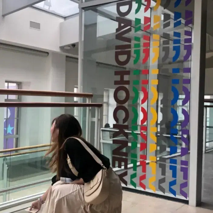 [BUNJANG] St. Scott Crossbody Bag / 세인트스코트 크로스백 아이보리 (실사있음)