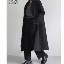 [BUNJANG] Blue Pops One-Button Coat (Big Size) / 블루팝스 원버튼 코트 2사이즈 (빅사이즈)