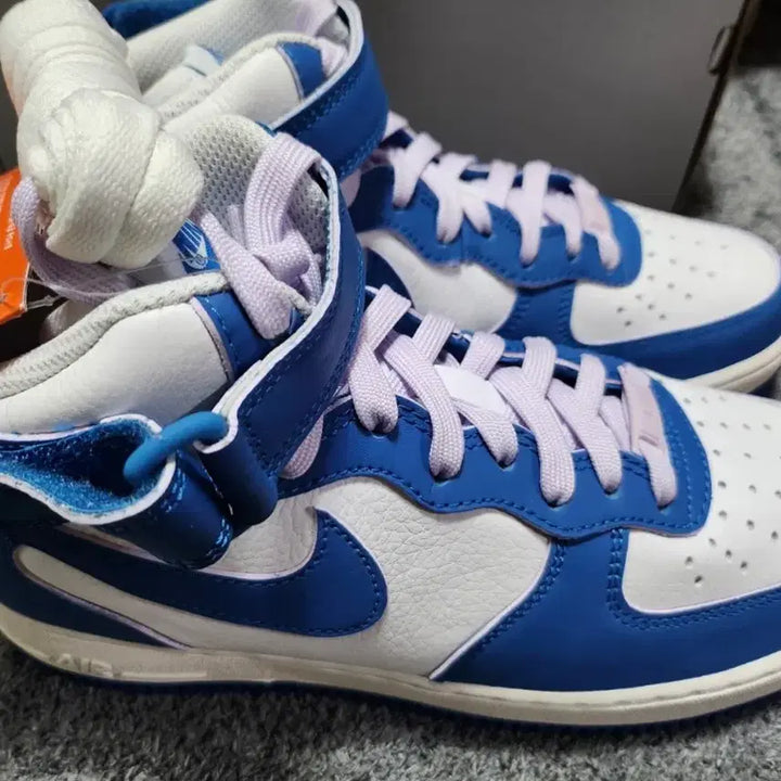 [BUNJANG] Nike Air Force 1 Mid Blue White / 나이키 에어포스1 미드 블루 화이트