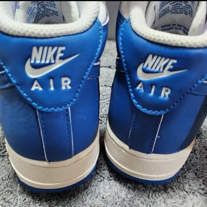 [BUNJANG] Nike Air Force 1 Mid Blue White / 나이키 에어포스1 미드 블루 화이트