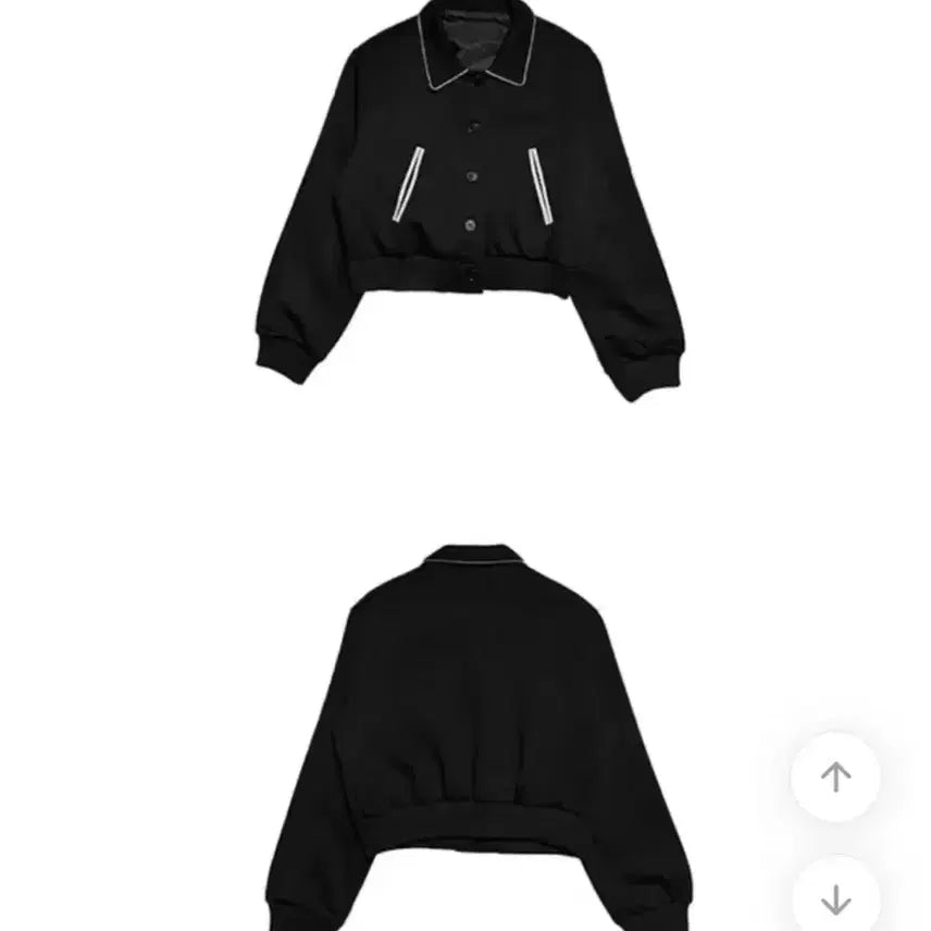 [BUNJANG] Anyone More Varsity Jacket (Black) / 애니원모어 러키 바시티 자켓(Black)-free