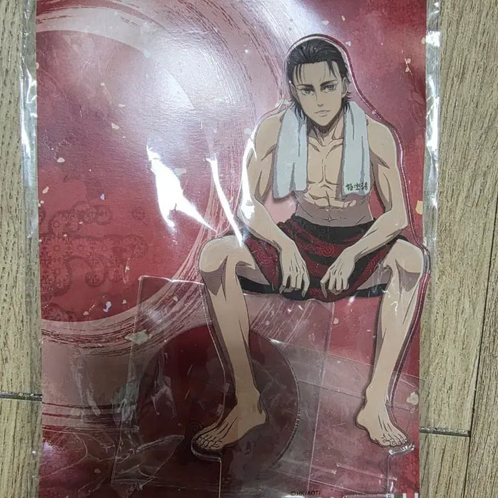 [BUNJANG] Attack on Titan Eren Acrylic Standee Rakuspa Gokurakuyu Bathhouse Edition / 진격의 거인 에렌 아크릴 스탠드 라쿠스파 극락탕 목욕탕 미개봉