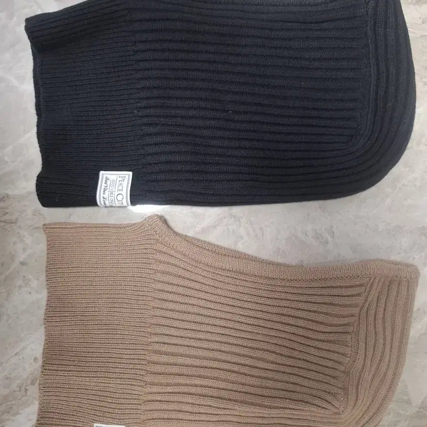 [BUNJANG] Urban Dtype Knit Balaclava Black/Brown / 어반디타입 니트 바라클라바 새상품 블랙/브라운