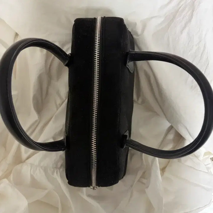 [BUNJANG] Black Suede Tote Bag / 블랙 스웨이드 토트백 가방