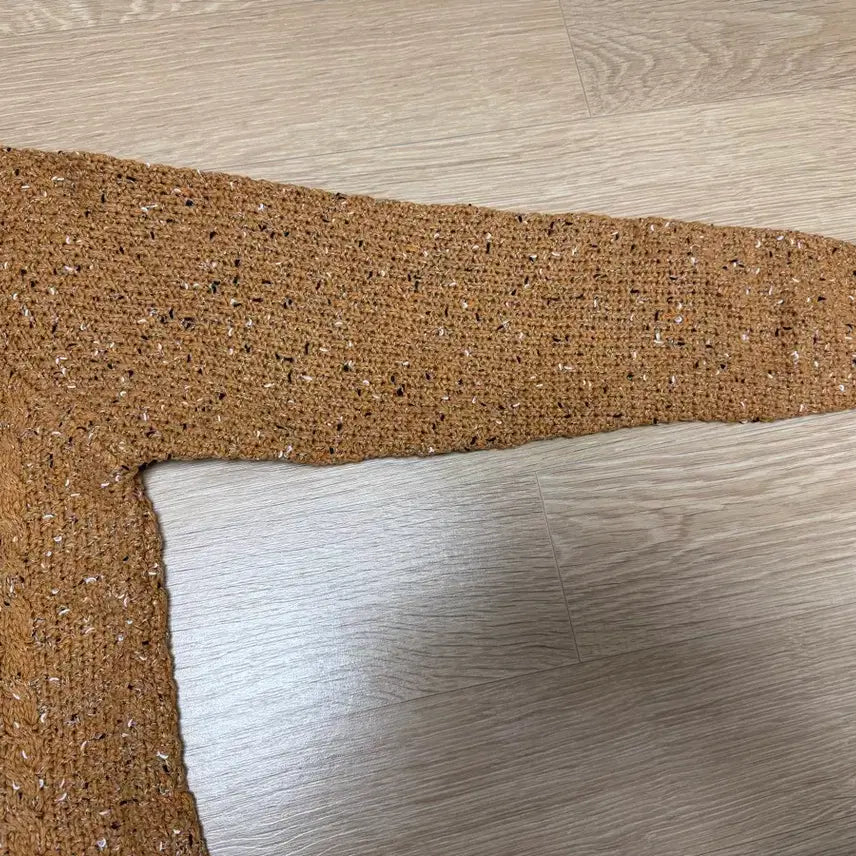 [BUNJANG] Knit Long Sweater / (미착용)꽈배기 패턴 롱 니트 티