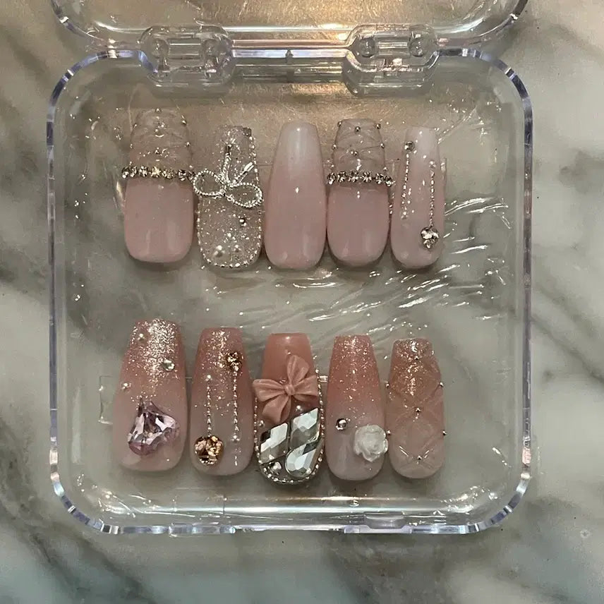 [BUNJANG] Handmade Nail Tips Set / 수제 네일팁