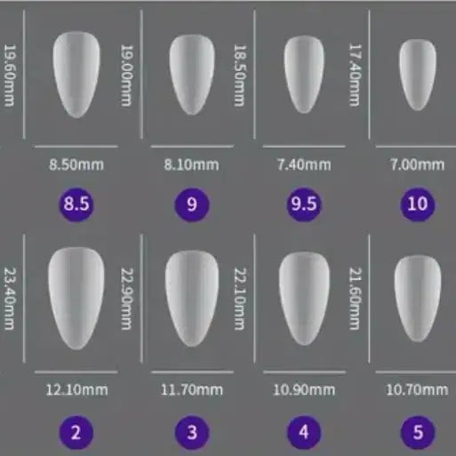 [BUNJANG] Handmade Nail Tips Set / 수제 네일팁