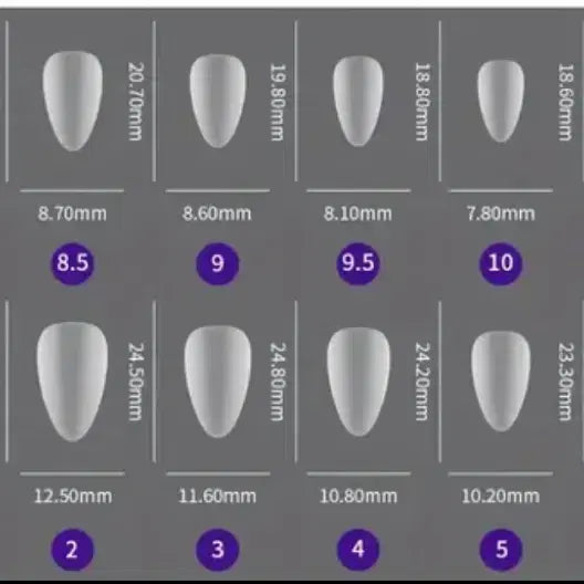 [BUNJANG] Handmade Nail Tips Set / 수제 네일팁