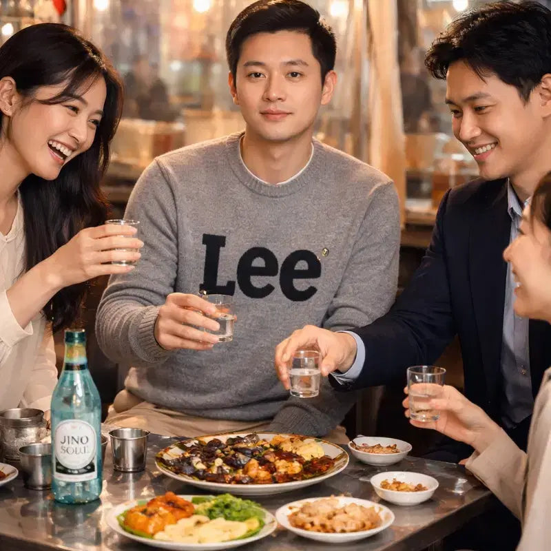 [BUNJANG] Lee Twitch Logo Round Knit / [남여공용-95]Lee 리 빅 트위치 로고 라운드니트