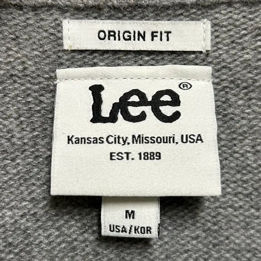 [BUNJANG] Lee Twitch Logo Round Knit / [남여공용-95]Lee 리 빅 트위치 로고 라운드니트