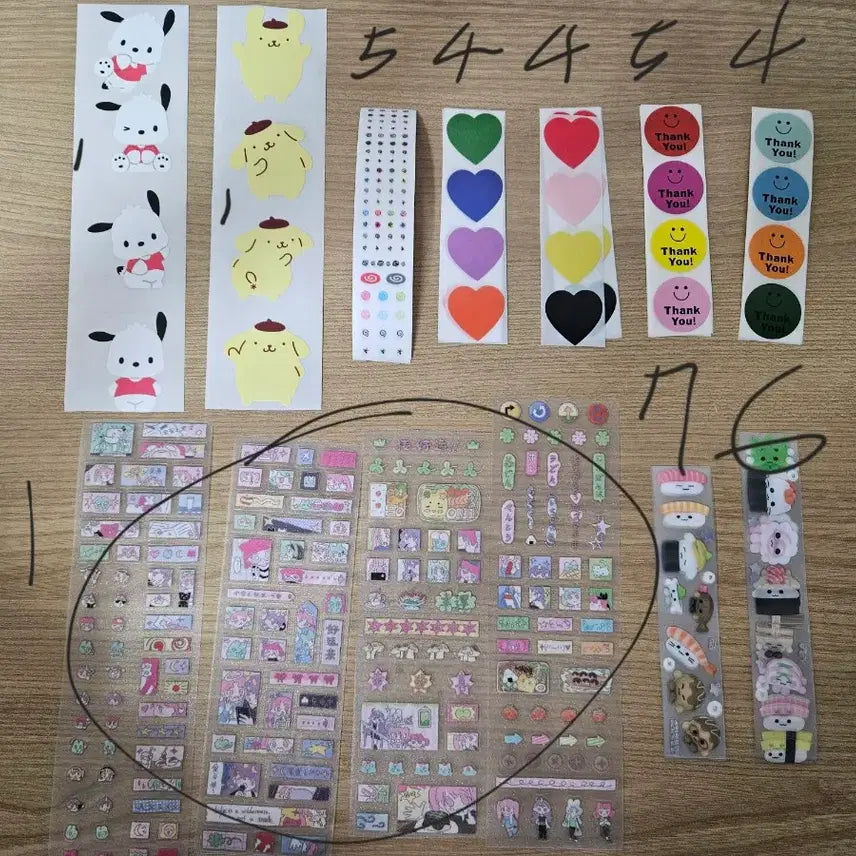 [BUNJANG] Stationery Bundle Set / 다꾸 재료(키스컷, 재단기, 마테 홀더)