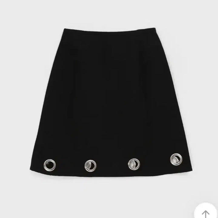 [BUNJANG] Blackup Eyelet Midi Skirt / 블랙업 아일렛 미디 스커트
