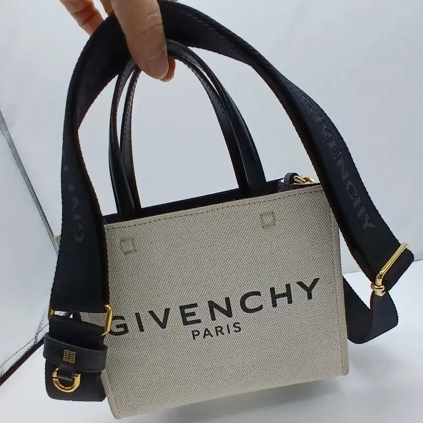 [BUNJANG] Givenchy Canvas Mini Tote Bag / 지방시 캔버스 토트백 미니 크로스백