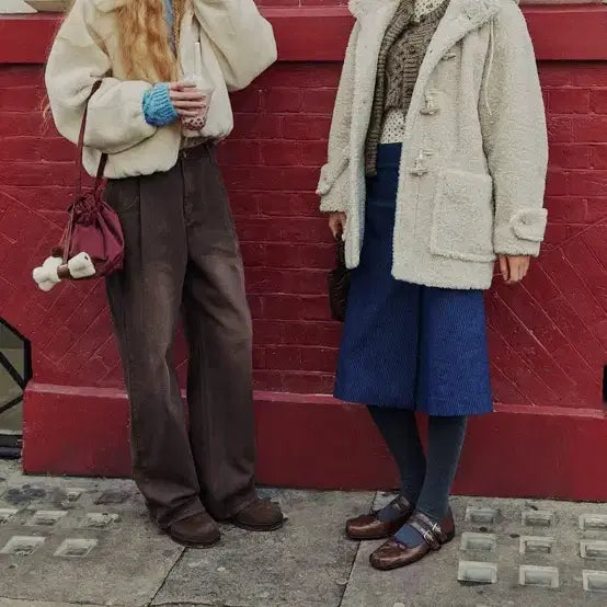 [BUNJANG] Grove Dove Fur Coat / 그로브 도브 퍼 코트 dove fur coat