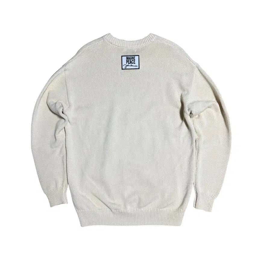 [BUNJANG] Zara John Lennon Imagine Knit Sweater / [L] 자라 존 레논 이매진 니트 스웨터