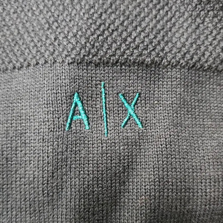 [BUNJANG] A|X Armani Exchange Knit Zip-up Navy XL / (택없는 새거) A|X 아르마니 익스체인지 니트 집업 네이비 xl