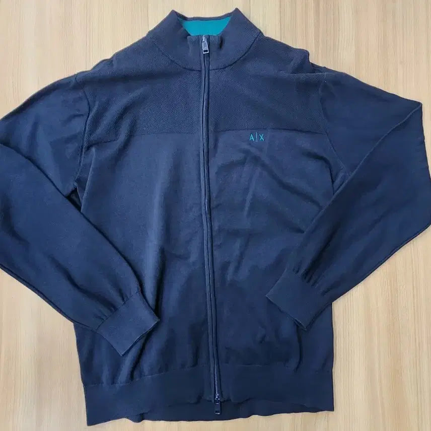 [BUNJANG] A|X Armani Exchange Knit Zip-up Navy XL / (택없는 새거) A|X 아르마니 익스체인지 니트 집업 네이비 xl