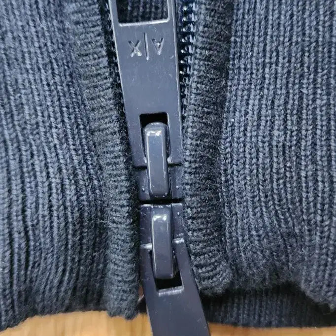 [BUNJANG] A|X Armani Exchange Knit Zip-up Navy XL / (택없는 새거) A|X 아르마니 익스체인지 니트 집업 네이비 xl