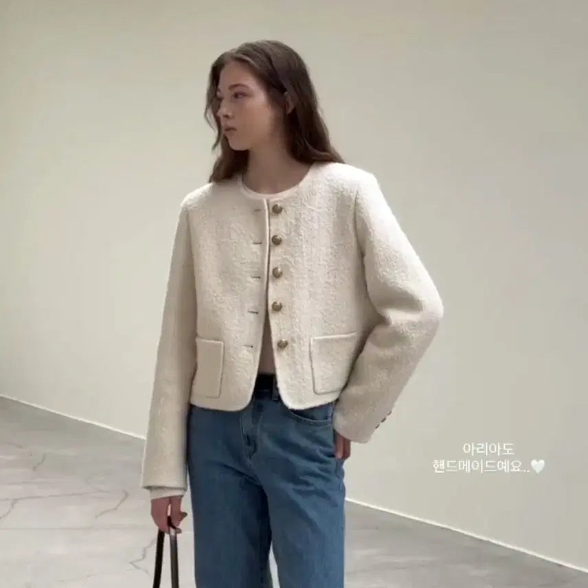 [BUNJANG] BENUET Alpaca Wool Aria Jacket / 베뉴엣(BENUET) 알파카 울 아리아자켓 55 새상품