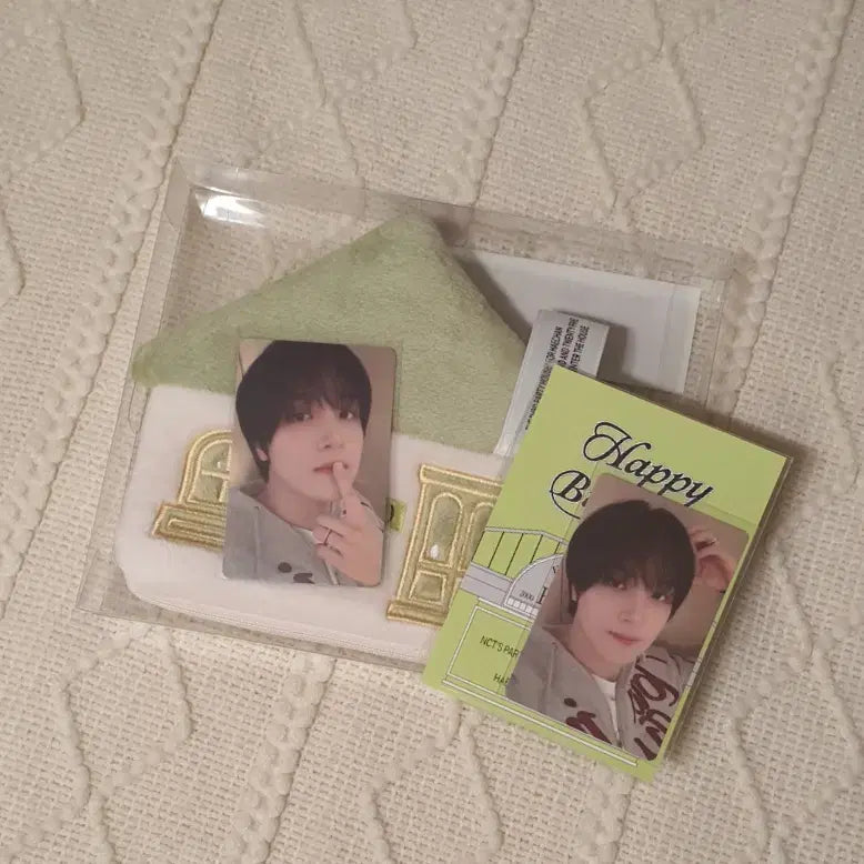 [BUNJANG] NCT Haechan 2025 Birthday MD Pouch Bundle Set / 엔시티 해찬 2025 생일 엠디 파우치 파티카드 포카 포함 일괄