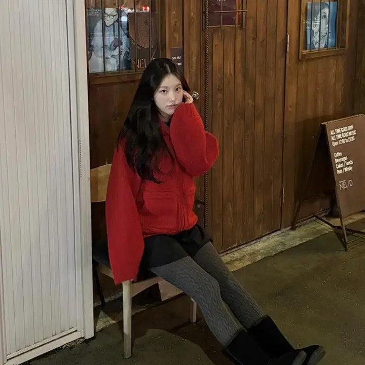 [BUNJANG] Dayin Leather Long UGG Boots / 데이인 소가죽 롱 어그부츠