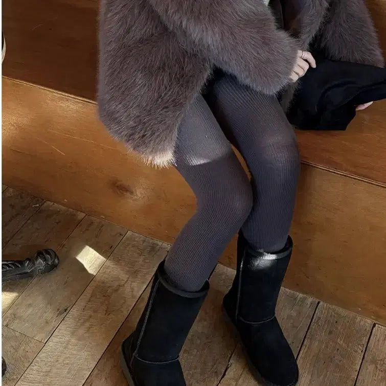 [BUNJANG] Dayin Leather Long UGG Boots / 데이인 소가죽 롱 어그부츠