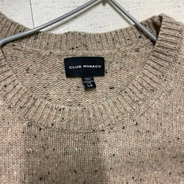 [BUNJANG] Club Monaco Beige Knit Sweater / 클럽모나코 베이지 니트 L