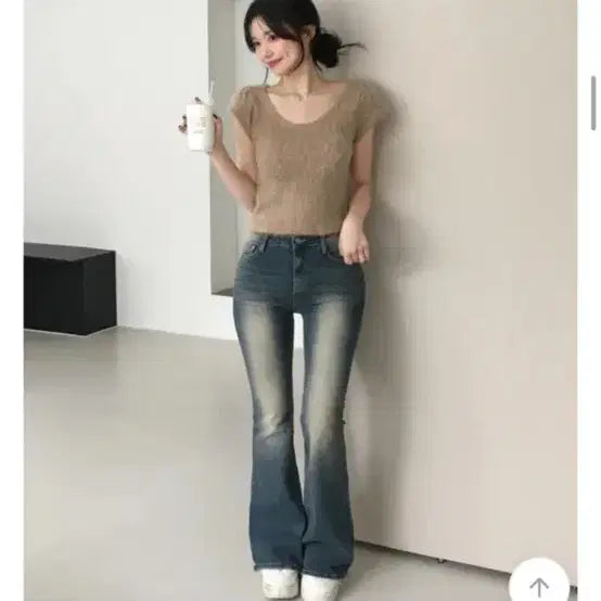 [BUNJANG] Mud Two-Pocket Bootcut Denim Pants / 머드 투포켓 부츠컷 데님 팬츠