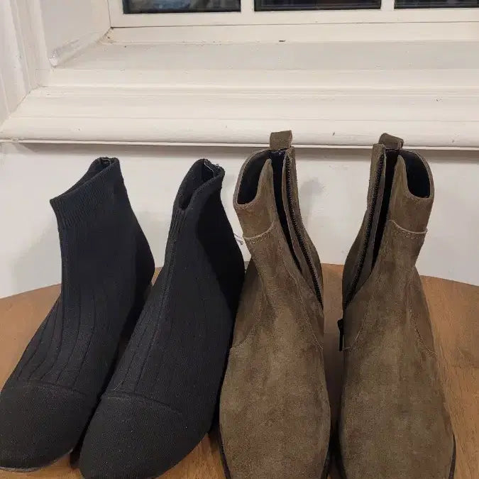 [BUNJANG] Ankle Boots 235 / 카키 스웨이드 앵글부츠 235