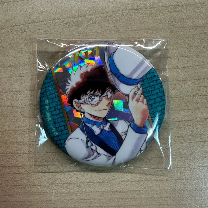 [BUNJANG] Detective Conan Kaito Kid 30th Anniversary Hologram Badge / 명탐정코난 괴도키드 30주년 홀로그램 캔뱃지