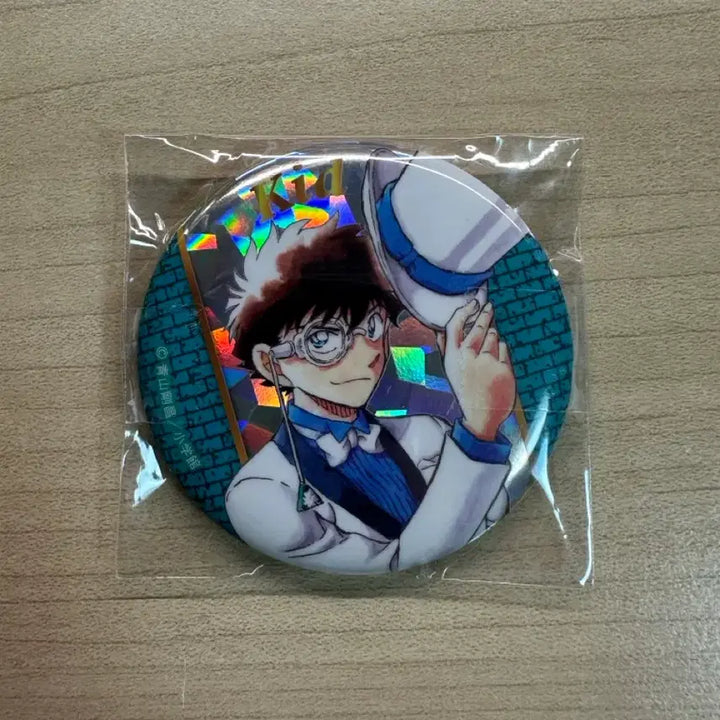 [BUNJANG] Detective Conan Kaito Kid 30th Anniversary Hologram Badge / 명탐정코난 괴도키드 30주년 홀로그램 캔뱃지