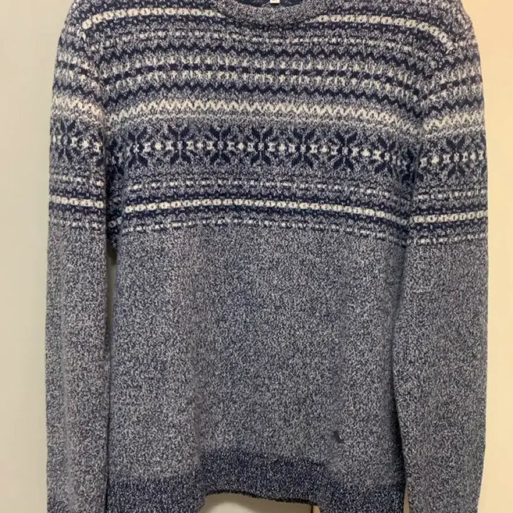 [BUNJANG] Franco Ferraro Pattern Knit Sweater / 105 프랑코 페라로 패턴 스웨터