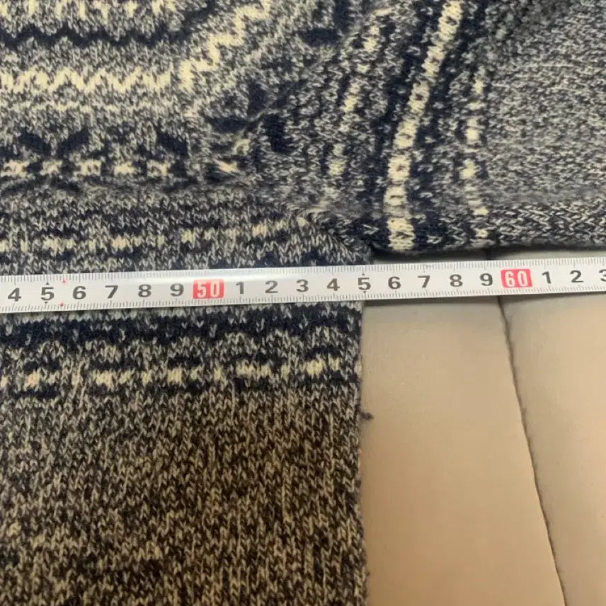 [BUNJANG] Franco Ferraro Pattern Knit Sweater / 105 프랑코 페라로 패턴 스웨터