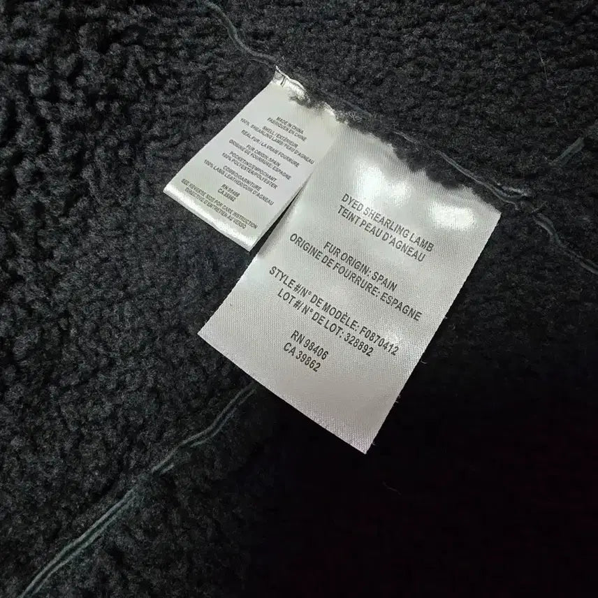 [BUNJANG] Theory Men's Shearling Jacket / (M) 띠어리 남성 무스탕