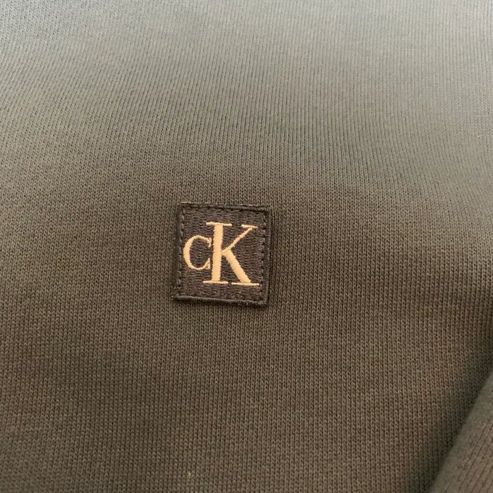 [BUNJANG] Calvin Klein Blue CK Logo Men's Sweatshirt / XL 캘빈클라인 ck 블루 맨투맨 티셔츠