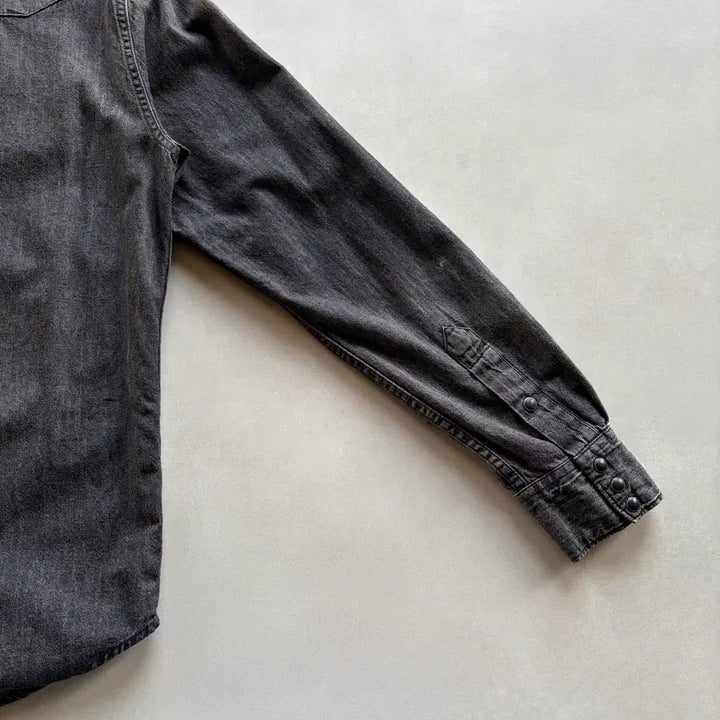 [BUNJANG] Polo Denim &amp; Supply Black Denim Western Shirt / [S]폴로 데님앤서플라이 흑청 웨스턴 데님 셔츠