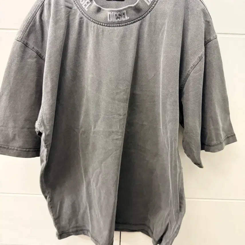 [BUNJANG] DIESEL Charcoal Short Sleeve T-shirt / DIESEL 디젤 / 반팔 (차콜)