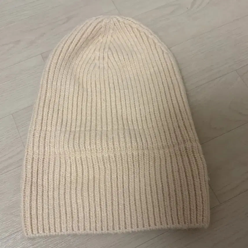 [BUNJANG] Ivory Knit Beanie / 아이보리 니트 비니
