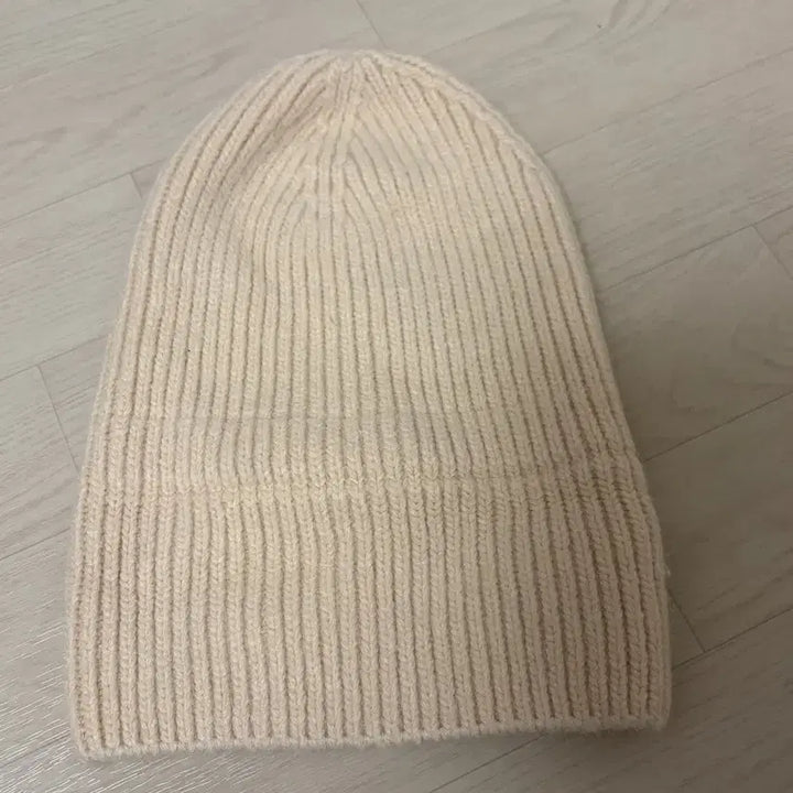 [BUNJANG] Ivory Knit Beanie / 아이보리 니트 비니